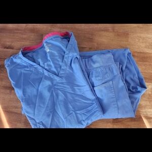 Blue Scrub Set